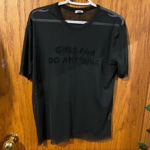 Girls can do Anything Mesh Tee